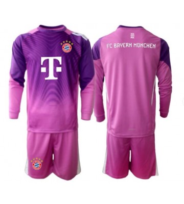 Bayern Munich Målvakt Tredje Kläder Barn 2025-26 Långärmad (+ Korta byxor)